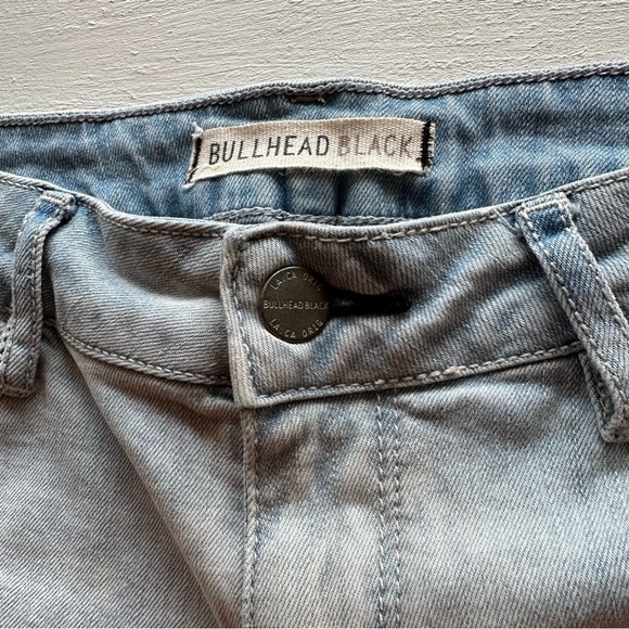 5/$15 📚 Bullhead Black Denim Legging Distressed Light Wash Size 7 - Picture 6 of 14